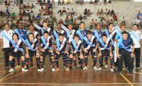 Equipe sub-20 do Vasco posa com a faixa de campeo da I SLFR