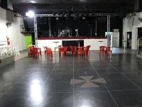 Salo da sede social do Vasco-PR  usada para bailes da terceira idade e festas de forr