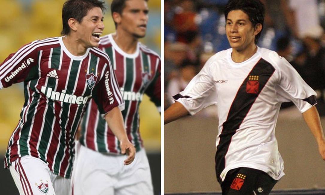 Darío Conca deixou o Vasco em 2007 e acertou com o Fluminense em 2008. É ídolo nas Laranjeiras